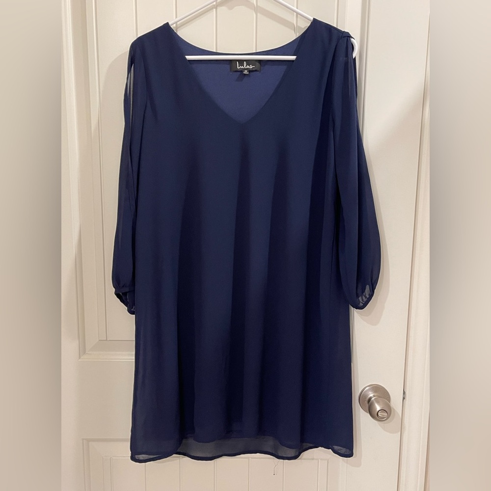 Lulu's Midi Shift Dress - Picture 2 of 3